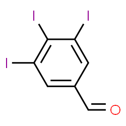 ChemSpider 2D Image | 3,4,5-Triiodobenzaldehyde | C7H3I3O