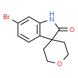 ChemSpider 2D Image | 6-Bromo-2',3',5',6'-tetrahydrospiro[indoline-3,4'-pyran]-2-one | C12H12BrNO2