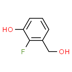 ChemSpider 2D Image | 2-Fluoro-3-(hydroxymethyl)phenol | C7H7FO2