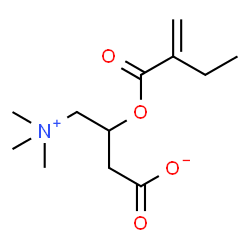 ChemSpider 2D Image | 2-ethylacryloylcarnitine | C12H21NO4