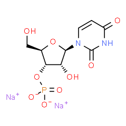ChemSpider 2D Image | 3'-uridylic acid, disodium salt | C9H11N2Na2O9P
