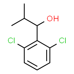 ChemSpider 2D Image | 1-(2,6-Dichlorophenyl)-2-methyl-1-propanol | C10H12Cl2O