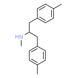 ChemSpider 2D Image | N-Methyl-1,3-bis(4-methylphenyl)-2-propanamine | C18H23N
