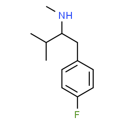 ChemSpider 2D Image | 1-(4-Fluorophenyl)-N,3-dimethyl-2-butanamine | C12H18FN