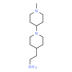 ChemSpider 2D Image | 2-(1'-Methyl-1,4'-bipiperidin-4-yl)ethanamine | C13H27N3