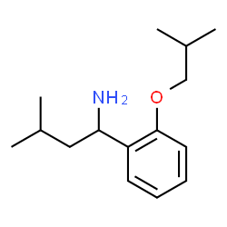 ChemSpider 2D Image | 1-(2-Isobutoxyphenyl)-3-methyl-1-butanamine | C15H25NO