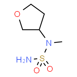 ChemSpider 2D Image | N-Methyl-N-(tetrahydro-3-furanyl)sulfuric diamide | C5H12N2O3S