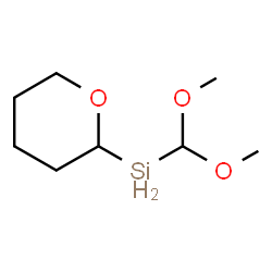 ChemSpider 2D Image | (Dimethoxymethyl)(tetrahydro-2H-pyran-2-yl)silane | C8H18O3Si