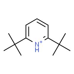 ChemSpider 2D Image | 2,6-Bis(2-methyl-2-propanyl)pyridinium | C13H22N