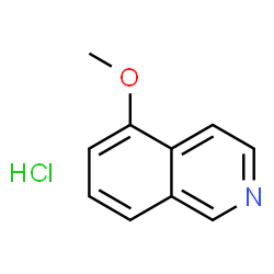 ChemSpider 2D Image | 5-METHOXYISOQUINOLINE HYDROCHLORIDE | C10H10ClNO
