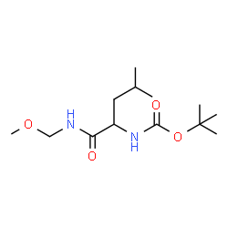 ChemSpider 2D Image | N-(Methoxymethyl)-N~2~-{[(2-methyl-2-propanyl)oxy]carbonyl}leucinamide | C13H26N2O4