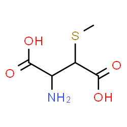 ChemSpider 2D Image | 3-(Methylsulfanyl)aspartic acid | C5H9NO4S