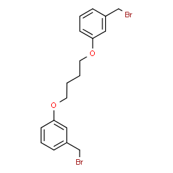 ChemSpider 2D Image | 1,1'-[1,4-Butanediylbis(oxy)]bis[3-(bromomethyl)benzene] | C18H20Br2O2