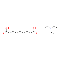 ChemSpider 2D Image | Nonanedioic acid - N,N-diethylethanamine (1:1) | C15H31NO4