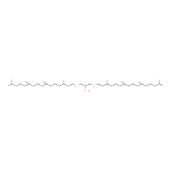 ChemSpider 2D Image | 1,3-Bis[(3,7,11,15-tetramethylhexadecyl)oxy]-2-propanol | C43H88O3