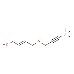 ChemSpider 2D Image | (2E)-4-{[3-(Trimethylsilyl)-2-propyn-1-yl]oxy}-2-buten-1-ol | C10H18O2Si