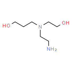 ChemSpider 2D Image | 3-[(2-Aminoethyl)(2-hydroxyethyl)amino]-1-propanol | C7H18N2O2