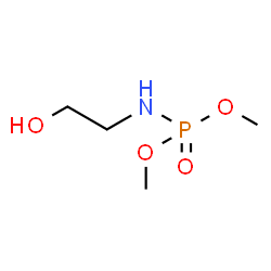ChemSpider 2D Image | Dimethyl (2-hydroxyethyl)phosphoramidate | C4H12NO4P