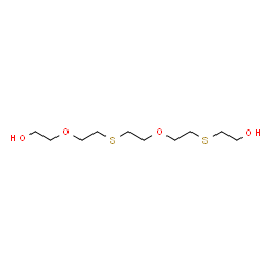 ChemSpider 2D Image | 3,9-Dioxa-6,12-dithiatetradecane-1,14-diol | C10H22O4S2