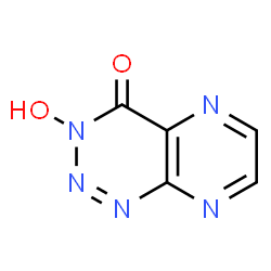 ChemSpider 2D Image | 3-Hydroxypyrazino[2,3-d][1,2,3]triazin-4(3H)-one | C5H3N5O2