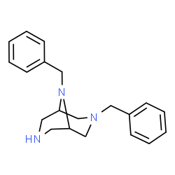 ChemSpider 2D Image | 3,9-Dibenzyl-3,7,9-triazabicyclo[3.3.1]nonane | C20H25N3