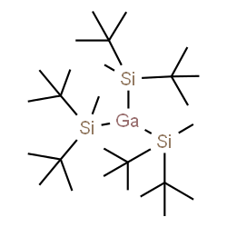 ChemSpider 2D Image | Tris{methyl[bis(2-methyl-2-propanyl)]silyl}gallium | C27H63GaSi3