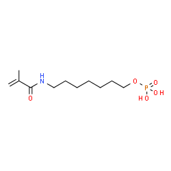 ChemSpider 2D Image | 7-(Methacryloylamino)heptyl dihydrogen phosphate | C11H22NO5P
