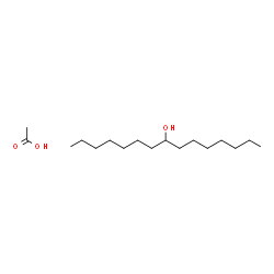 ChemSpider 2D Image | 8-Pentadecanol - acetic acid (1:1) | C17H36O3