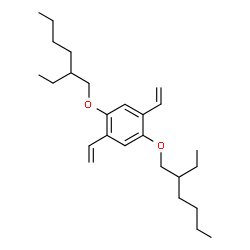 ChemSpider 2D Image | 1,4-Bis[(2-ethylhexyl)oxy]-2,5-divinylbenzene | C26H42O2