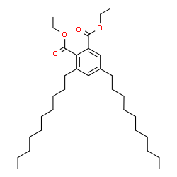 ChemSpider 2D Image | Diethyl 3,5-didecylphthalate | C32H54O4