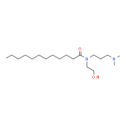 ChemSpider 2D Image | N-[3-(Dimethylamino)propyl]-N-(2-hydroxyethyl)dodecanamide | C19H40N2O2