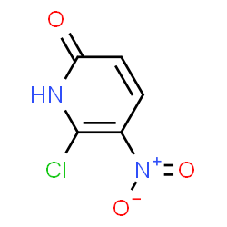 ChemSpider 2D Image | 6-Chloro-5-nitro-2(1H)-pyridinone | C5H3ClN2O3