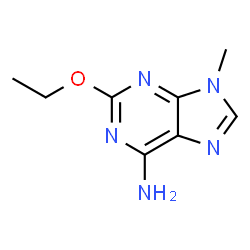 ChemSpider 2D Image | 2-Ethoxy-9-methyl-9H-purin-6-amine | C8H11N5O
