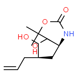 ChemSpider 2D Image | 2-Methyl-2-propanyl [(2S,4R)-1-hydroxy-4-(hydroxymethyl)-6-hepten-2-yl]carbamate | C13H25NO4
