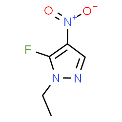 ChemSpider 2D Image | 1-Ethyl-5-fluoro-4-nitro-1H-pyrazole | C5H6FN3O2