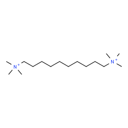 ChemSpider 2D Image | N,N,N,N',N',N'-Hexamethyl-1,10-decanediaminium | C16H38N2