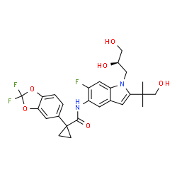 ChemSpider 2D Image | Tezacaftor | C26H27F3N2O6