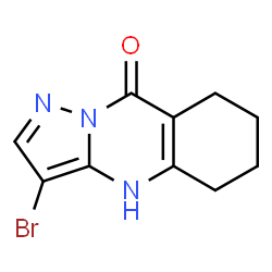 ChemSpider 2D Image | 3-Bromo-5,6,7,8-tetrahydropyrazolo[5,1-b]quinazolin-9(4H)-one | C10H10BrN3O