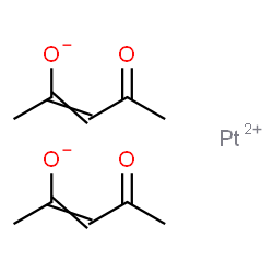 ChemSpider 2D Image | Platinum(2+) bis(4-oxo-2-penten-2-olate) | C10H14O4Pt