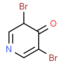 ChemSpider 2D Image | 3,5-Dibromo-4(3H)-pyridinone | C5H3Br2NO