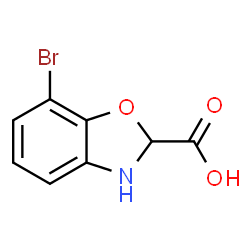 ChemSpider 2D Image | 7-Bromo-2,3-dihydrobenzo[d]oxazole-2-carboxylic acid | C8H6BrNO3