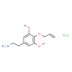 ChemSpider 2D Image | Allylescaline (hydrochloride) | C13H20ClNO3