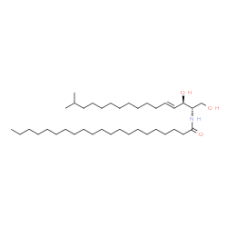 ChemSpider 2D Image | N-henicosanoyl-15-methylhexadecasphing-4-enine | C38H75NO3