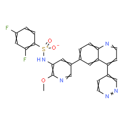 ChemSpider 2D Image | CSID:28657104 | C25H17F2N5O3S