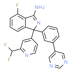 ChemSpider 2D Image | AZD-3839 | C24H16F3N5