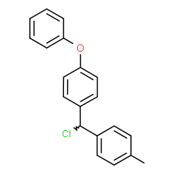 ChemSpider 2D Image | 1-[Chloro(4-methylphenyl)methyl]-4-phenoxybenzene | C20H17ClO