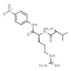 ChemSpider 2D Image | Valyl-N-(4-nitrophenyl)argininamide | C17H27N7O4