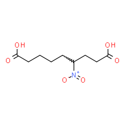 ChemSpider 2D Image | 4-Nitrononanedioic acid | C9H15NO6
