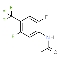 ChemSpider 2D Image | N-[2,5-Difluoro-4-(trifluoromethyl)phenyl]acetamide | C9H6F5NO
