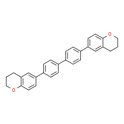 ChemSpider 2D Image | 6,6'-(4,4'-Biphenyldiyl)dichromane | C30H26O2